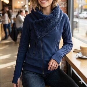 Lululemon Gratitude Wrap-inspired Fleece Teddy Jacket - Size 4